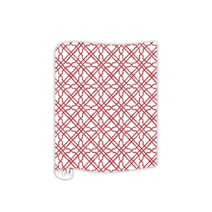 Seasonal Rosanne Beck | Red Cane Trellis Table Runner