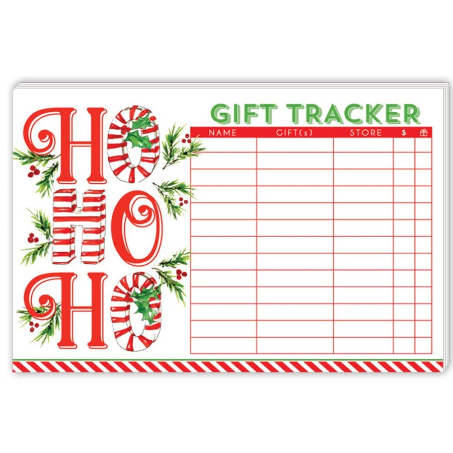 Seasonal Rosanne Beck | Gift Tracker Ho Ho Ho Large Notepad