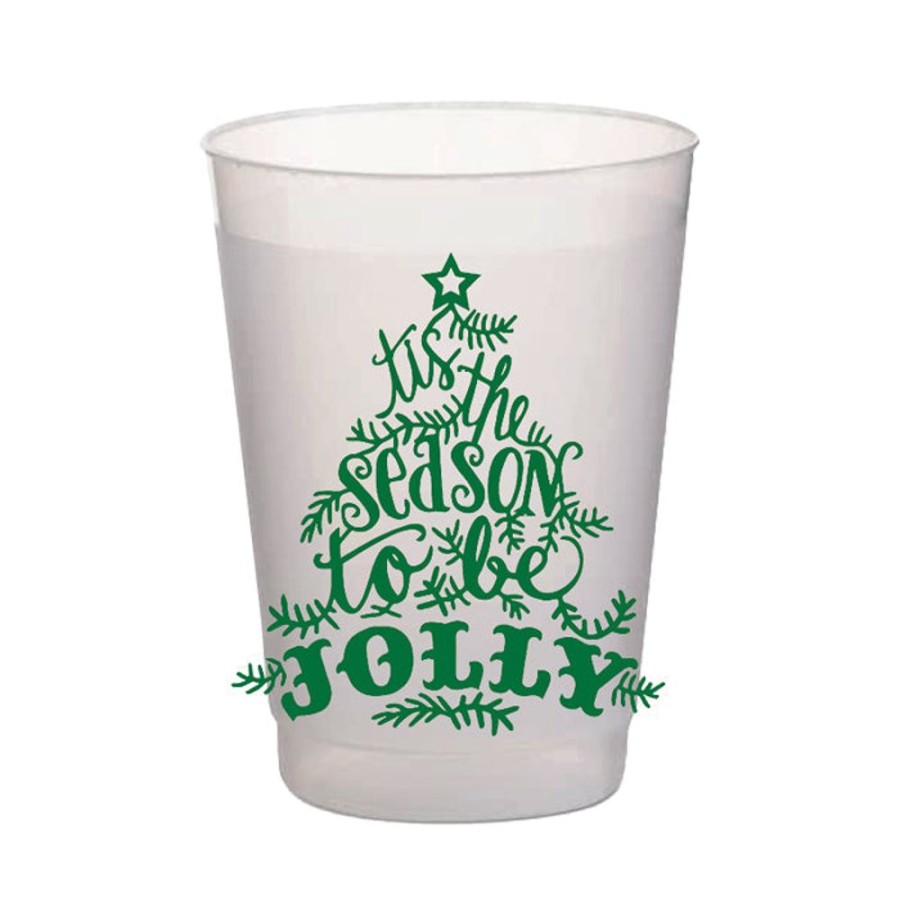 Seasonal Rosanne Beck | Tis The Season To Be Jolly Frost Flex Cups