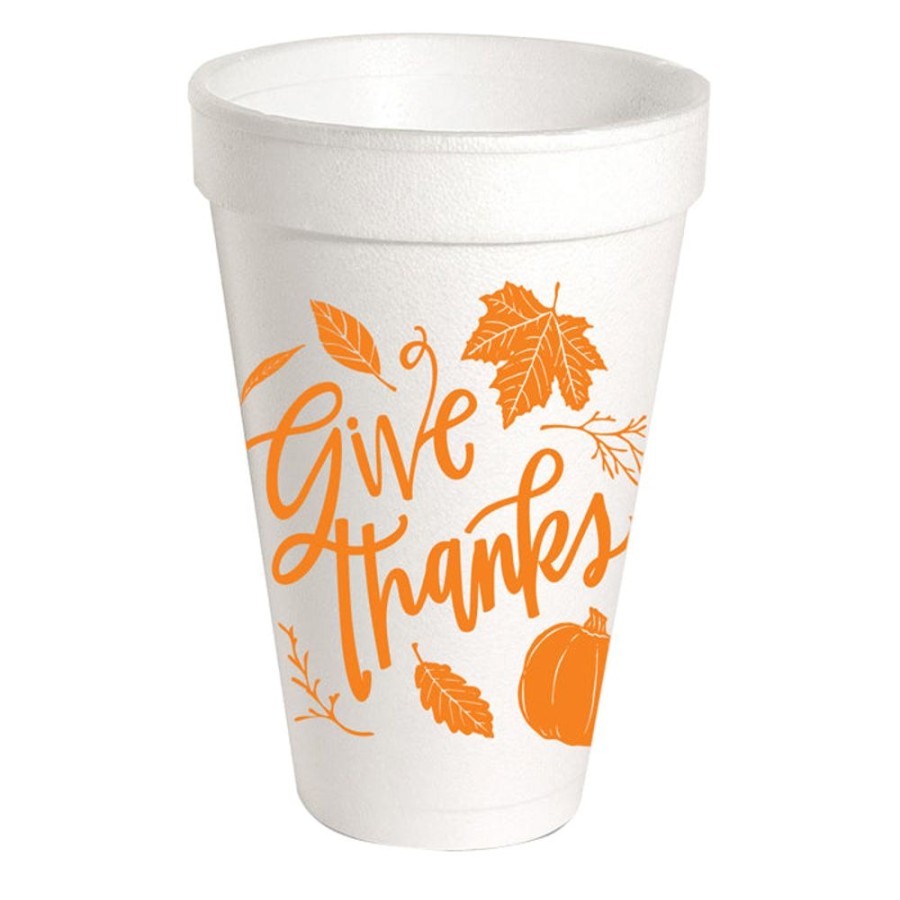 Home & Entertaining Rosanne Beck | Give Thanks Styrofoam Cup