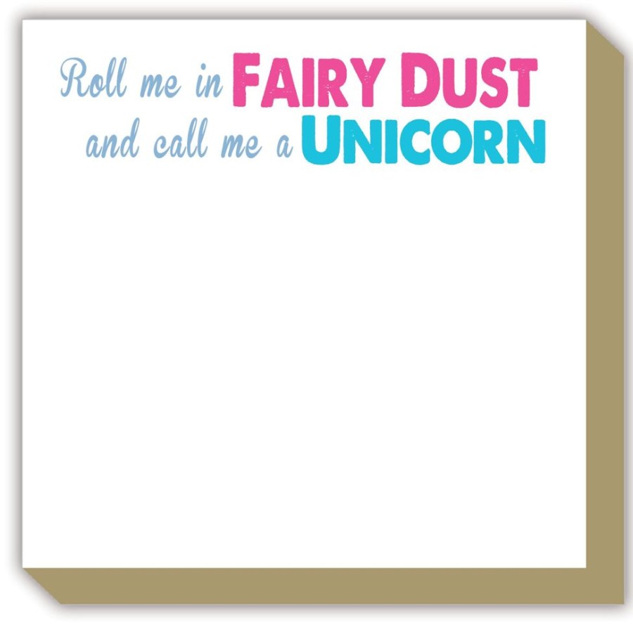 Notes & Pads Rosanne Beck | Roll Me In Fairy Dust And Call Me A Unicorn Luxe Notepad