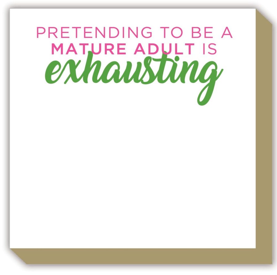 Notes & Pads Rosanne Beck | Pretending To Be A Mature Adult Luxe Notepad