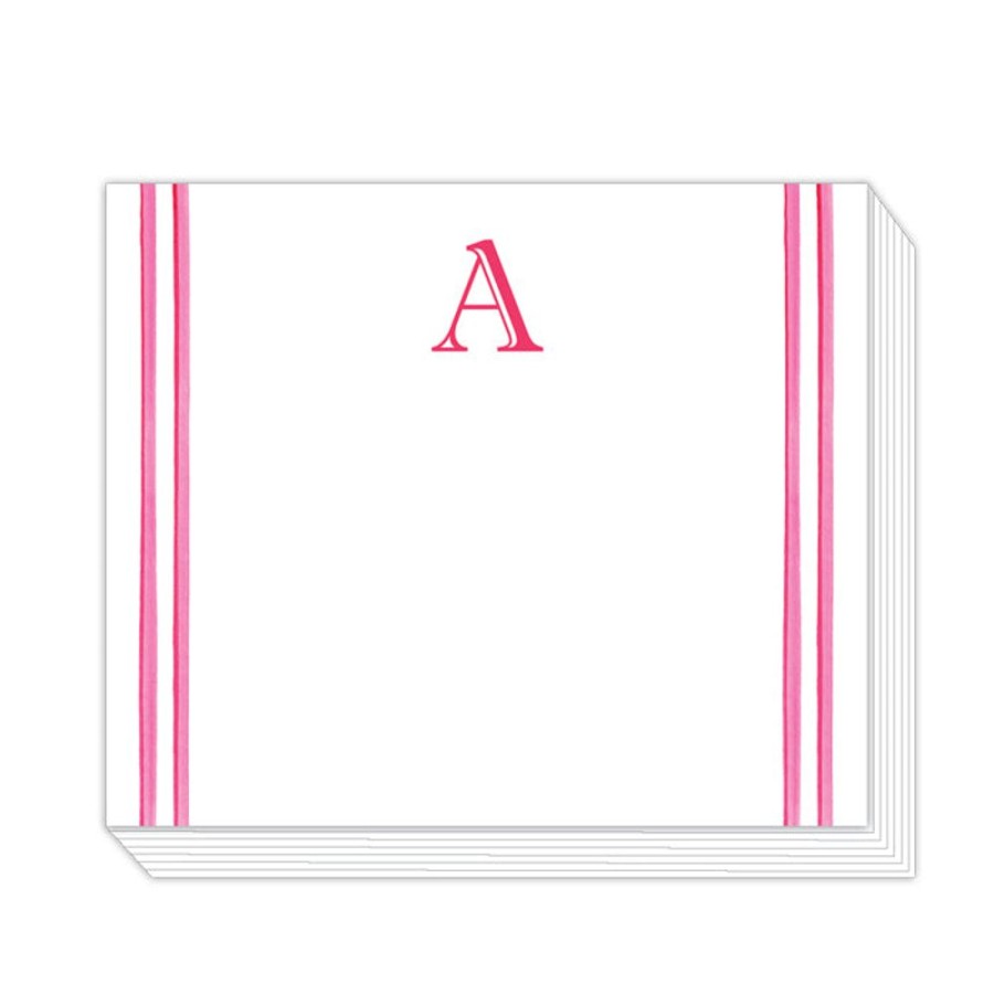 Monograms Rosanne Beck | Lattice Monogram A Notepad