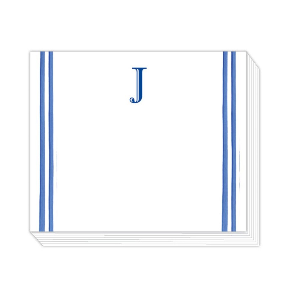 Monograms Rosanne Beck | Lattice Monogram J Notepad