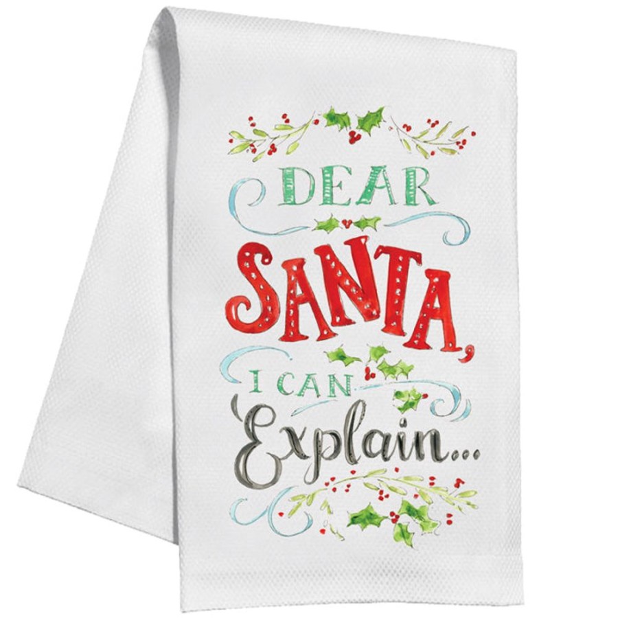 Seasonal Rosanne Beck | Dear Santa Kitchen Towel