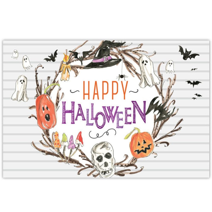 Home & Entertaining Rosanne Beck | Halloween Wreath And Icons Placemats