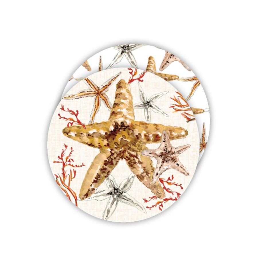 Home & Entertaining Rosanne Beck | Coastal Starfish Paper Coasters