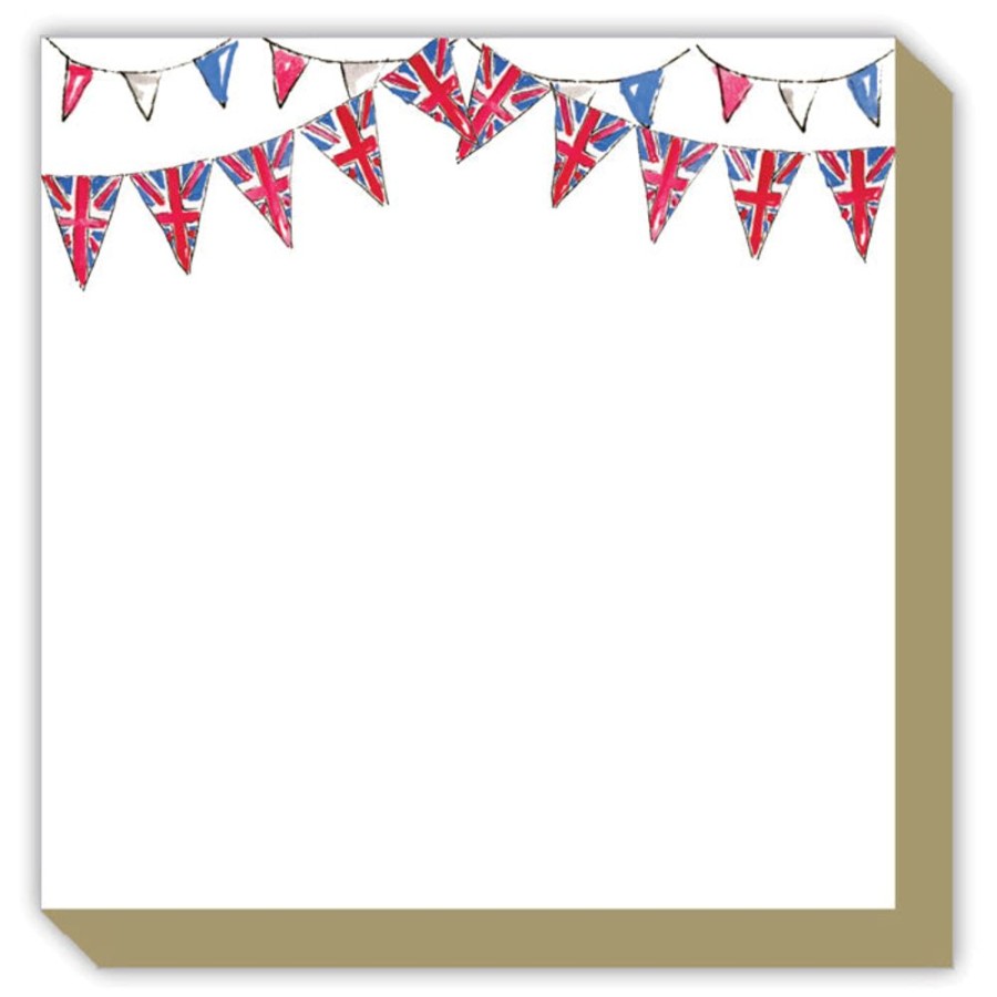 Notes & Pads Rosanne Beck | Qeii British Flag Banners Luxe Notepad