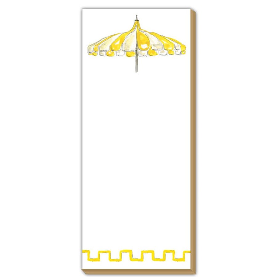 Notes & Pads Rosanne Beck | Yellow Umbrella Luxe Skinny Pad