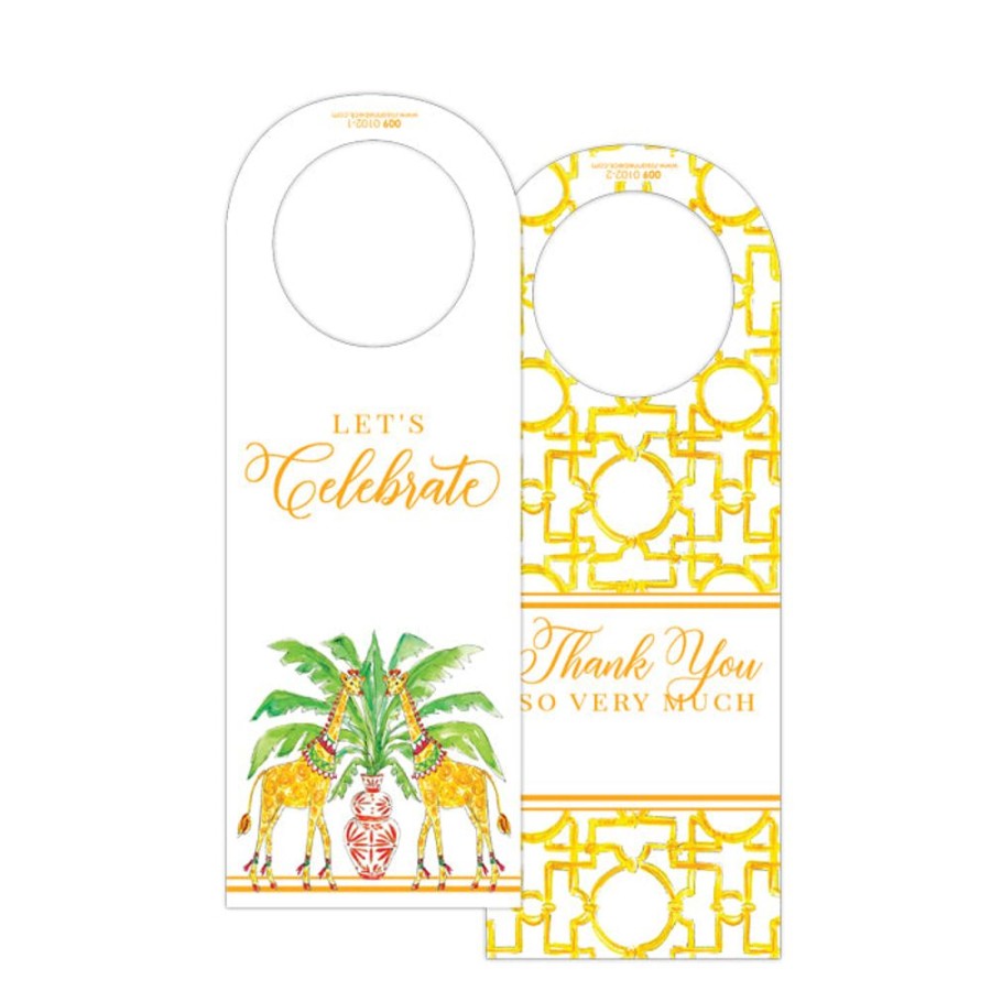 Home & Entertaining Rosanne Beck | Animal Duo Giraffe Wine Tag