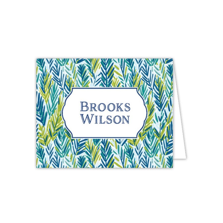 Notes & Pads Rosanne Beck | Blue And Green Meadow Folded Note