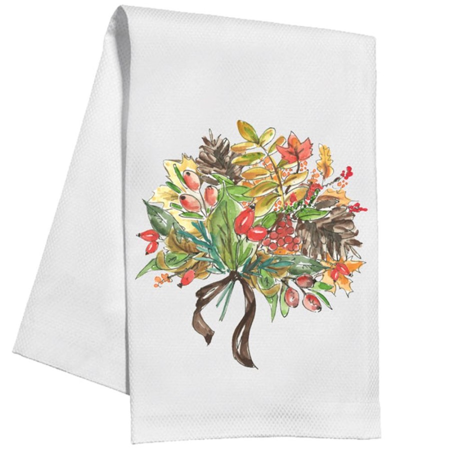 Home & Entertaining Rosanne Beck | Thanksgiving Bouquet Kitchen Towel