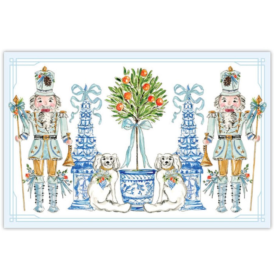 Seasonal Rosanne Beck | Citrus Nutcracker Placemats