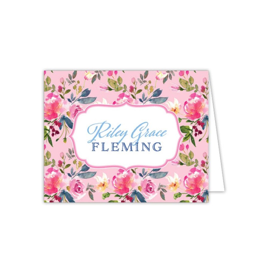 Notes & Pads Rosanne Beck | Pink Floral Folded Notes