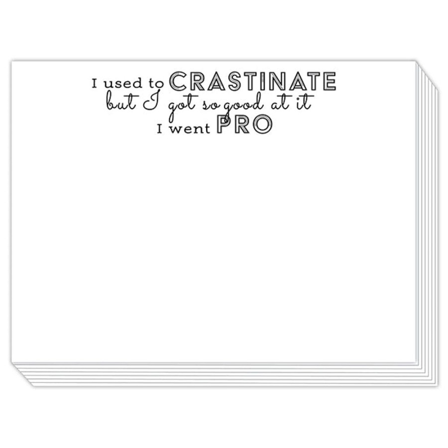 Notes & Pads Rosanne Beck | I Used To Crastinate Slab Pad