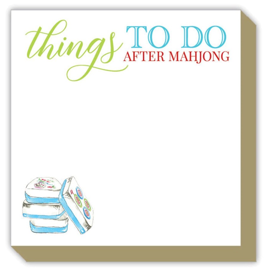 Notes & Pads Rosanne Beck | Things To Do After Mahjong Luxe Notepad