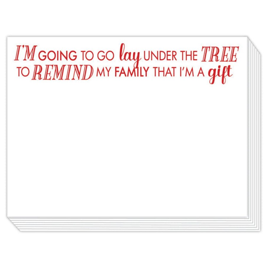 Seasonal Rosanne Beck | I'M Going To Go Lay Under The Tree To Remind My Family That I'M A Gift Slab Pad