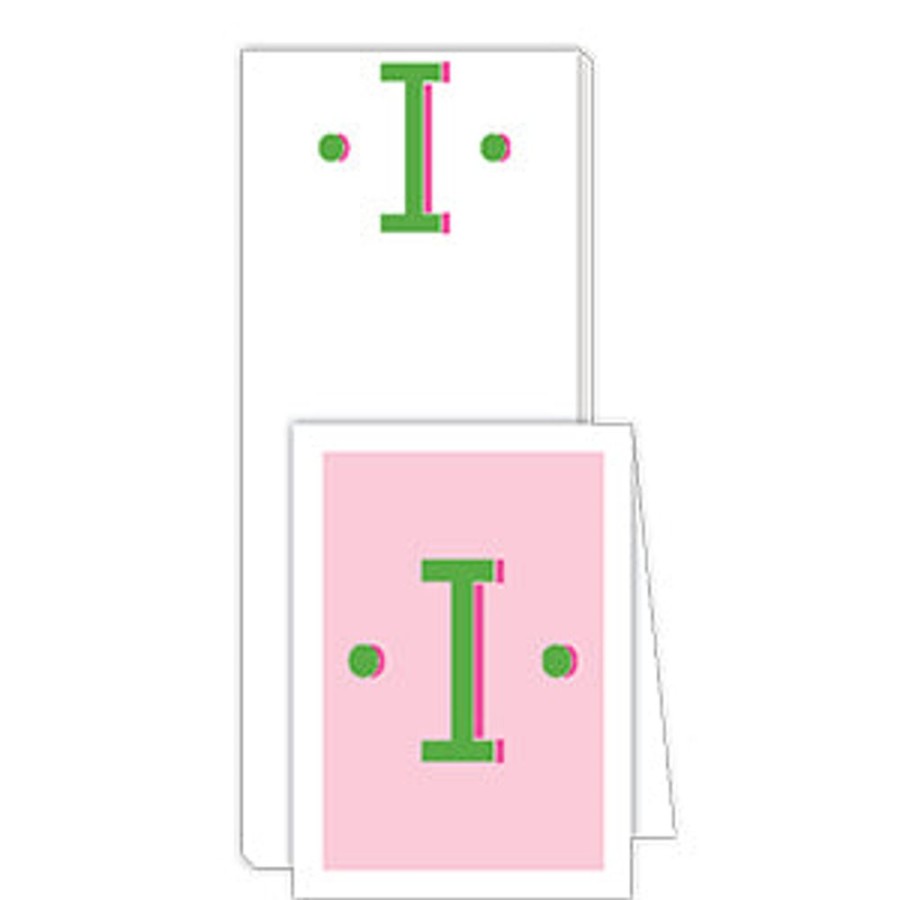 Monograms Rosanne Beck | Color Block Monogram I Notepad Note Set