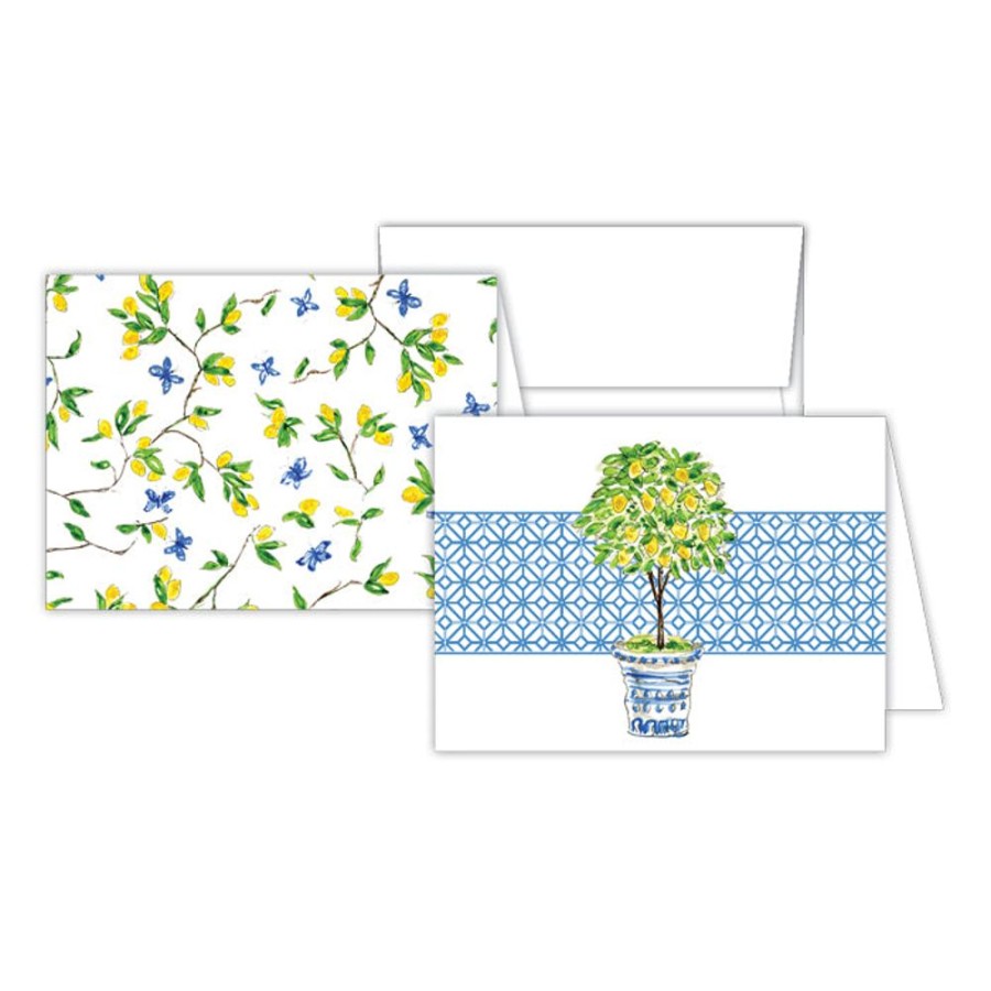 Notes & Pads Rosanne Beck | Lemon Tree Topiary Stationery Notes