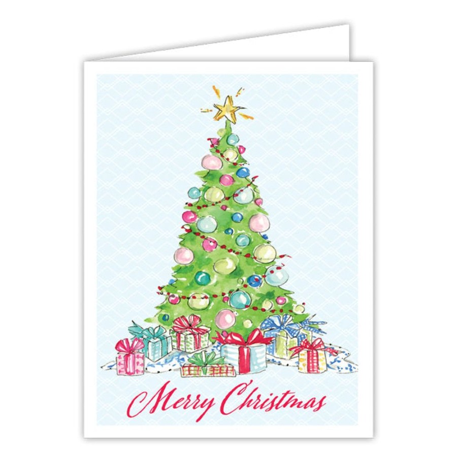 Seasonal Rosanne Beck | Festive Holiday Tree With Presents Greeting Card