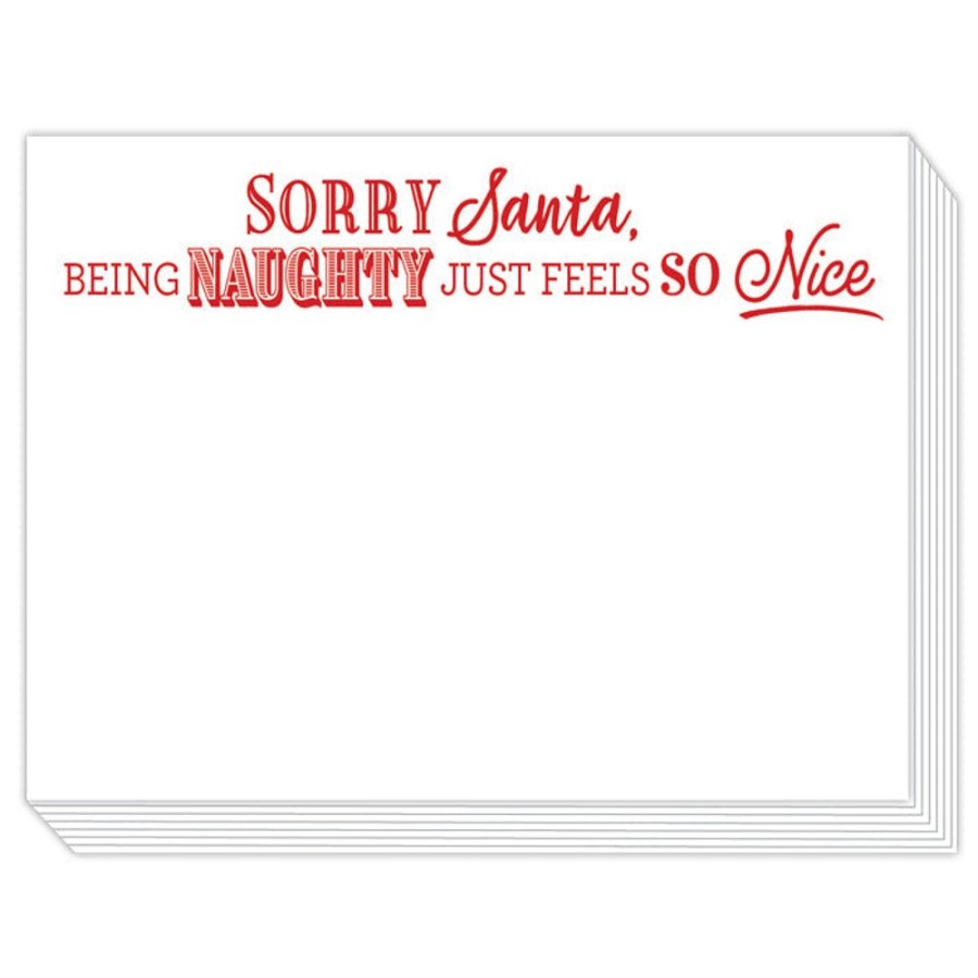 Seasonal Rosanne Beck | Sorry Santa Red Slab Pad