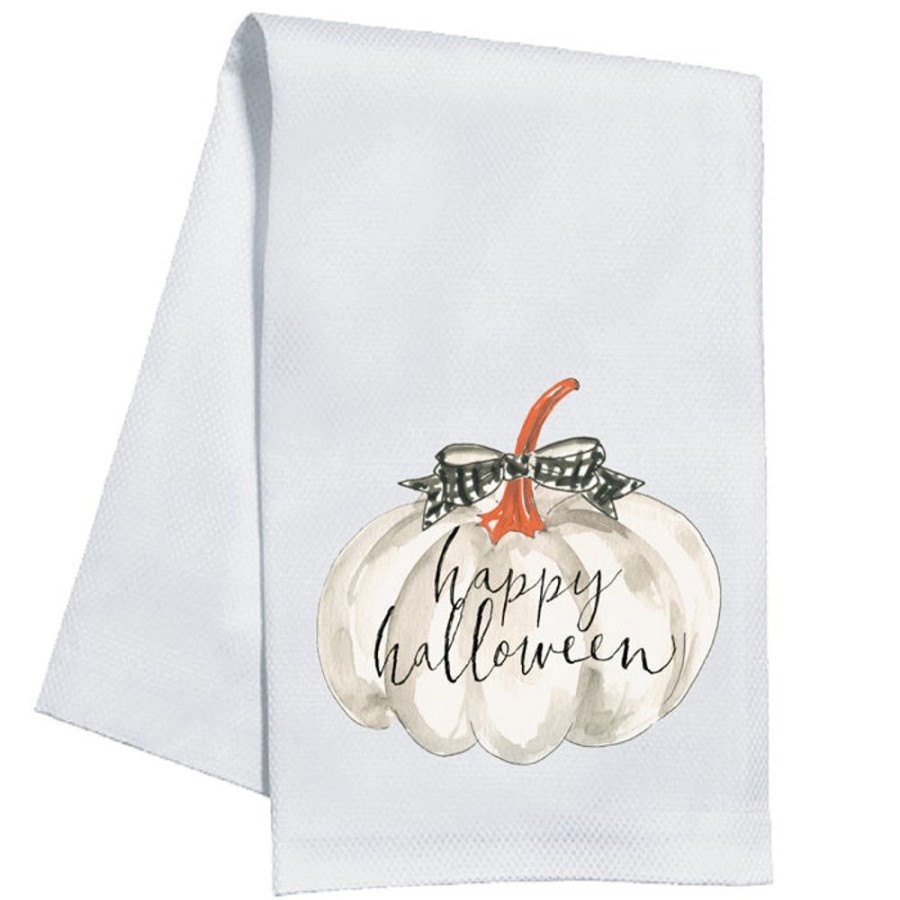 Home & Entertaining Rosanne Beck | Halloween White Gourd Kitchen Towel