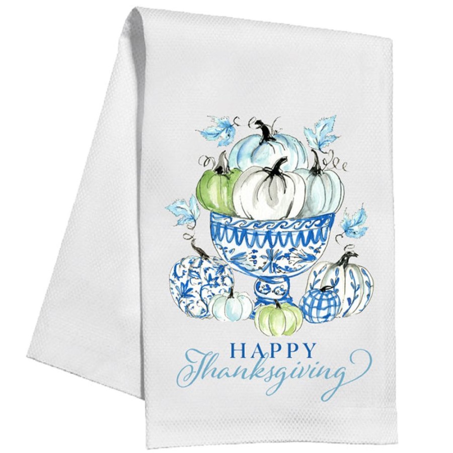 Home & Entertaining Rosanne Beck | Chinoiserie Pumpkins Kitchen Towel