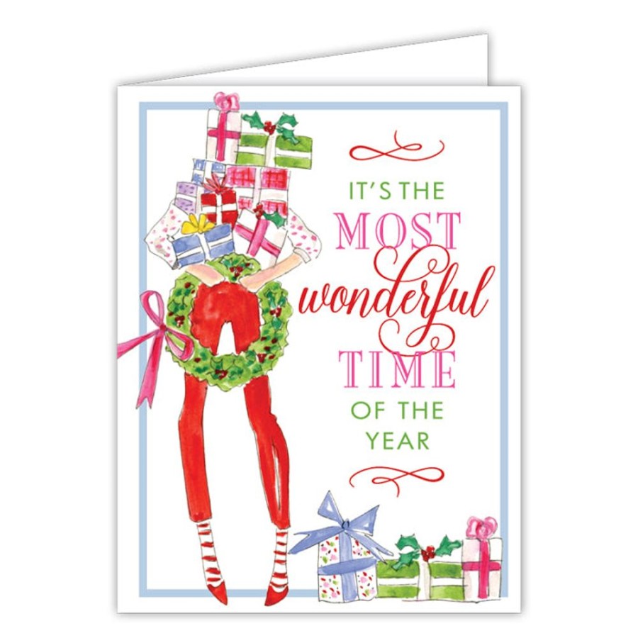 Seasonal Rosanne Beck | Its The Most Wonderful Time Of The Year Greeting Card