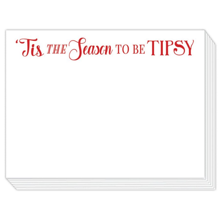 Notes & Pads Rosanne Beck | Tis The Season To Be Tipsy Slab Pad