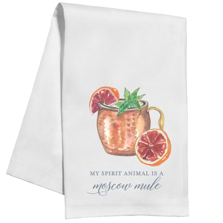 Home & Entertaining Rosanne Beck | My Spirit Animal Is A Moscow Mule Kitchen Towel