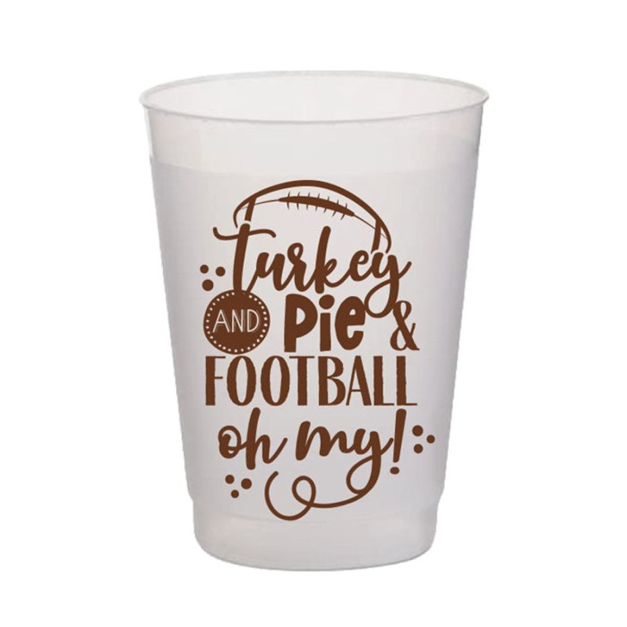 Home & Entertaining Rosanne Beck | Turkey And Pie & Football Oh My! Frost Flex Cup