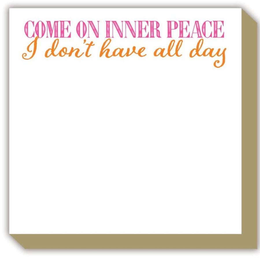 Notes & Pads Rosanne Beck | Come On Inner Peace I Don'T Have All Day Luxe Notepad