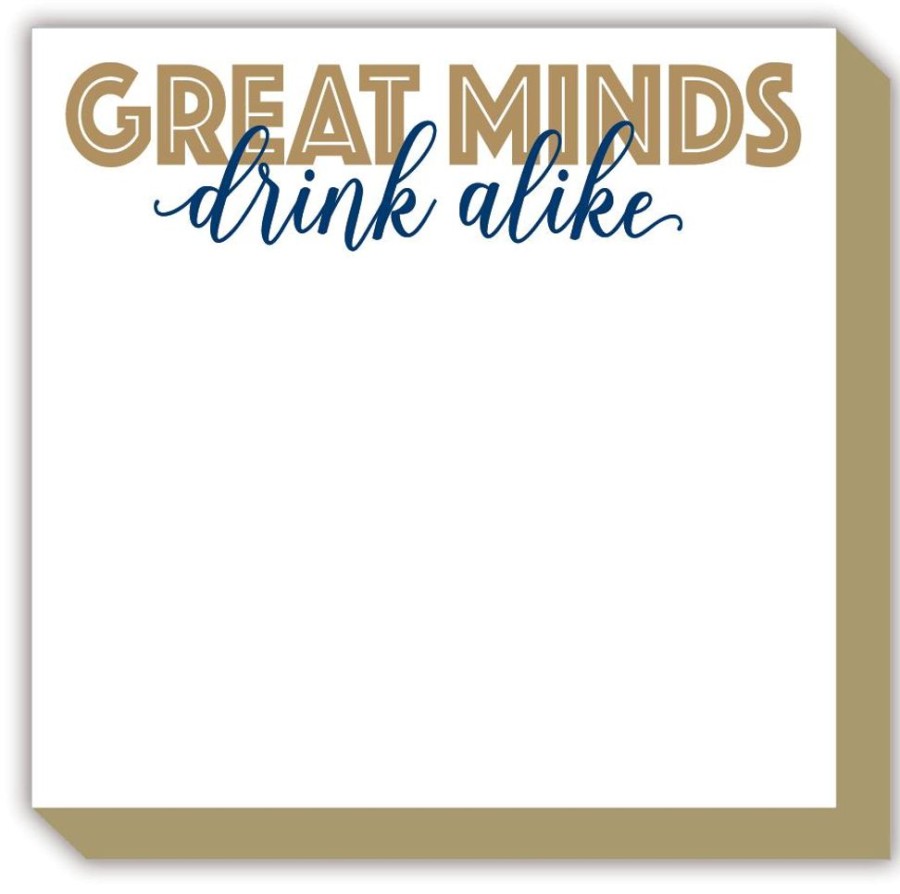 Notes & Pads Rosanne Beck | Great Minds Drink Alike Luxe Notepad