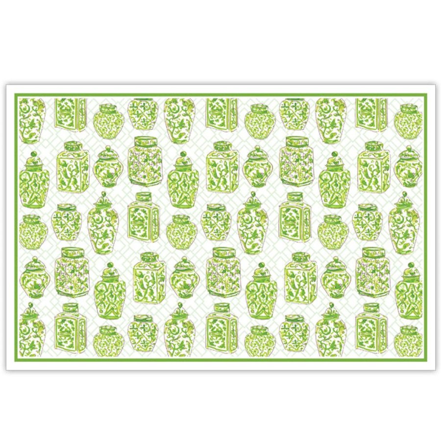 Home & Entertaining Rosanne Beck | Green Urns Placemats