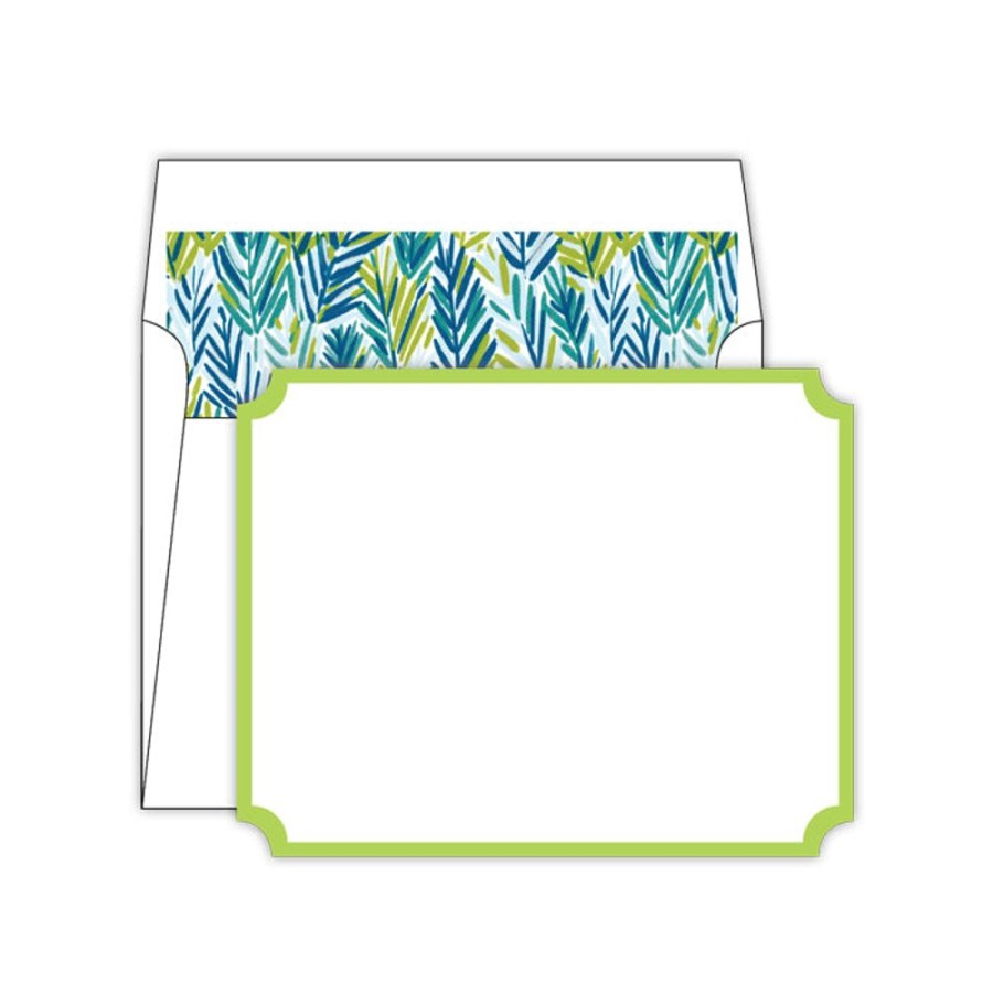 Notes & Pads Rosanne Beck | Green With Blue And Green Meadow Liner Social Set