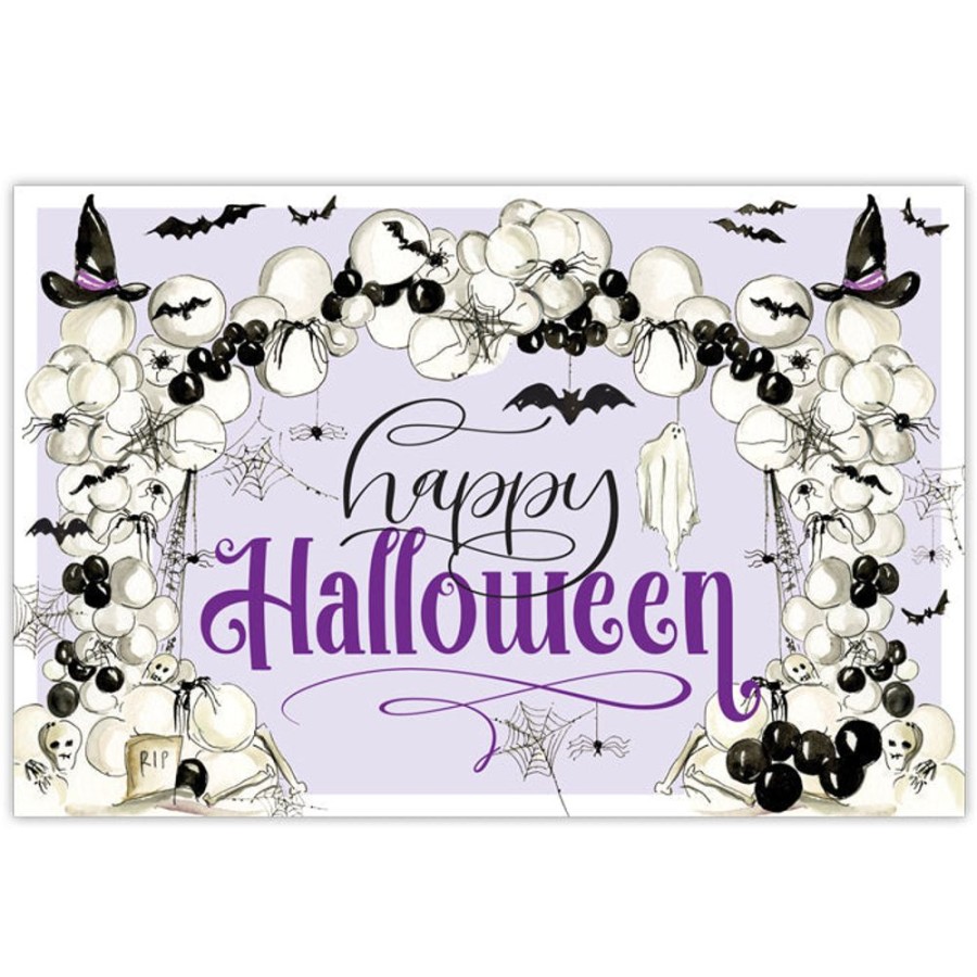 Home & Entertaining Rosanne Beck | Happy Halloween Balloon Arch Placemats