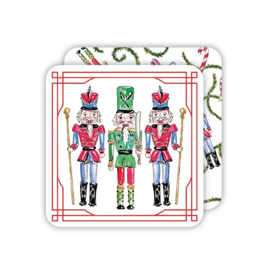 Seasonal Rosanne Beck | Traditional Nutcrackers Paper Coasters