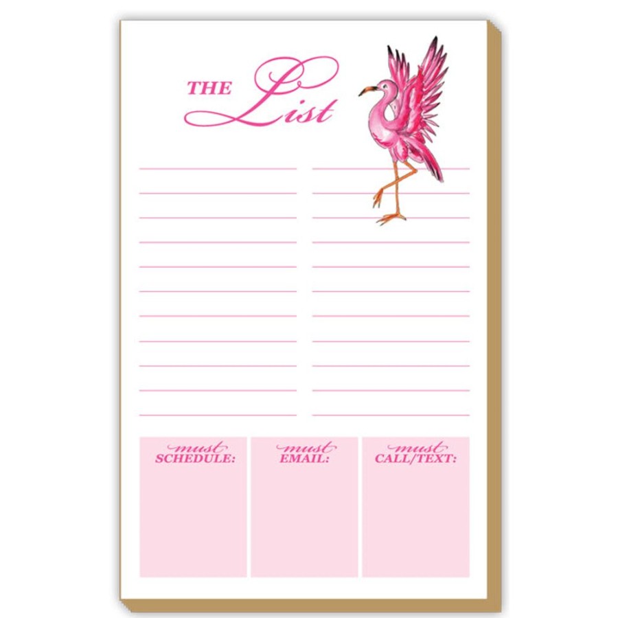 Notes & Pads Rosanne Beck | Flamingo The List Luxe Large Pad