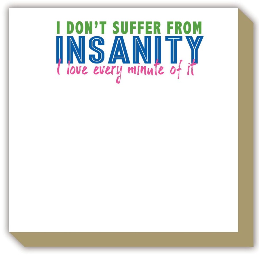 Notes & Pads Rosanne Beck | I Don'T Suffer From Insanity Luxe Notepad