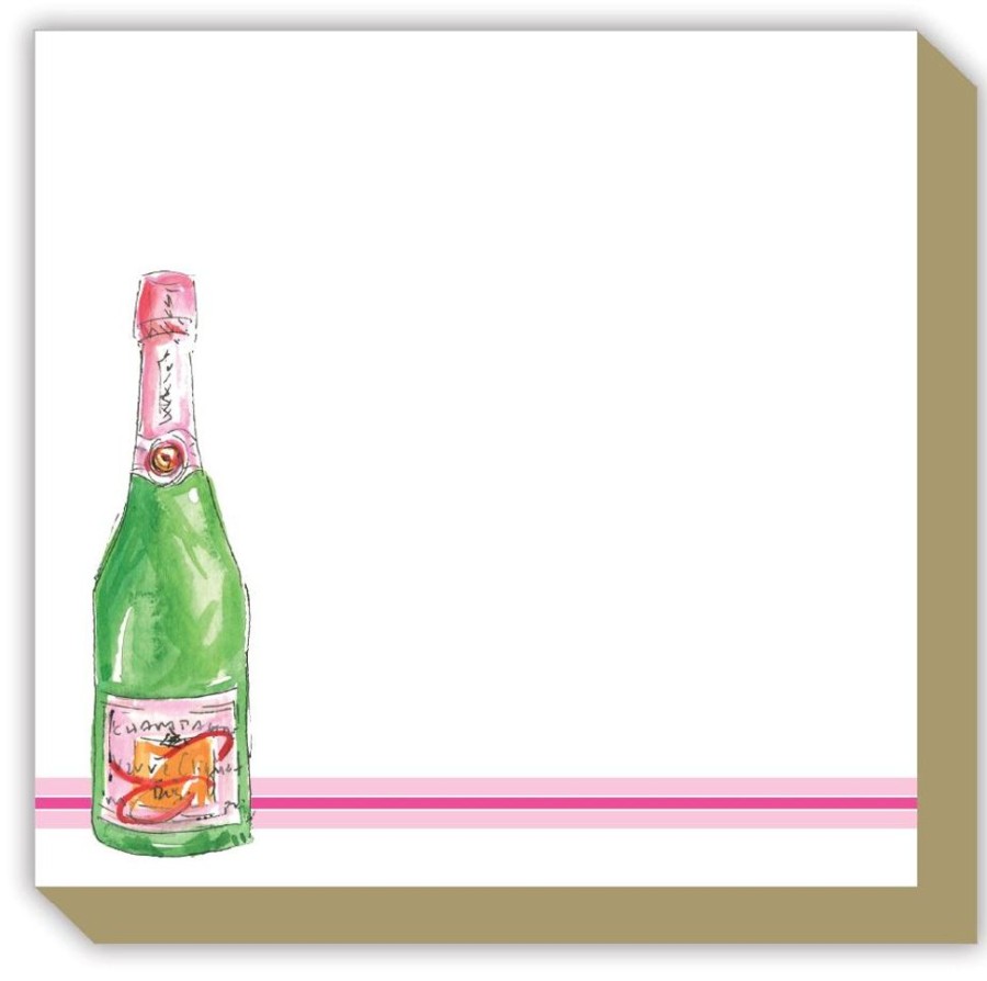 Notes & Pads Rosanne Beck | Champagne Bottle Luxe Notepad