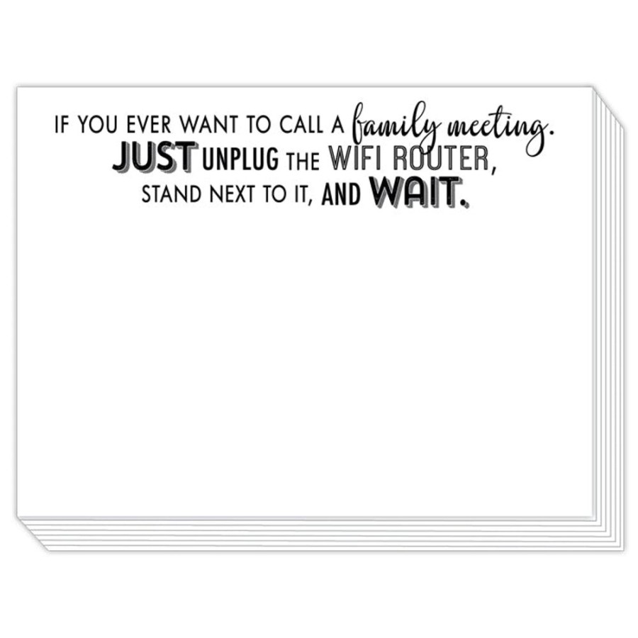 Notes & Pads Rosanne Beck | If You Ever Want To Call A Family Meeting Slab Pad