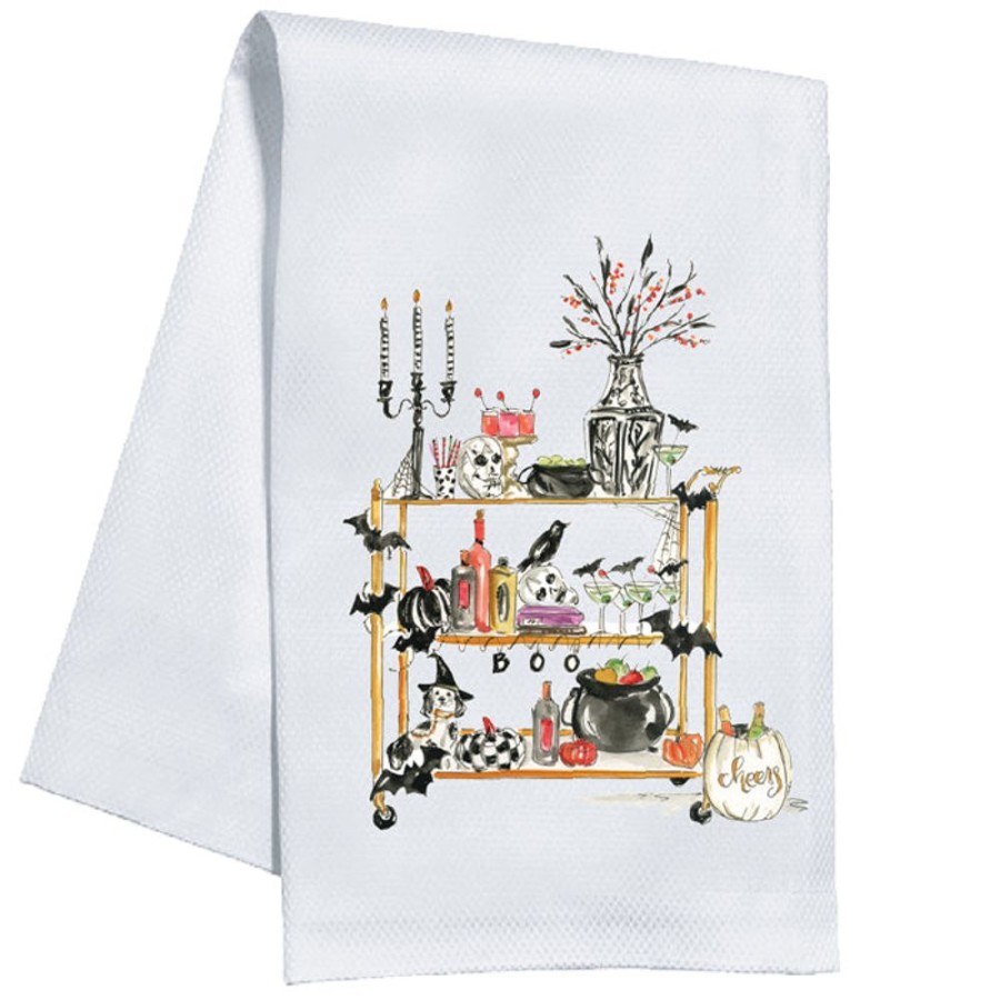 Home & Entertaining Rosanne Beck | Halloween Bar Cart Kitchen Towel