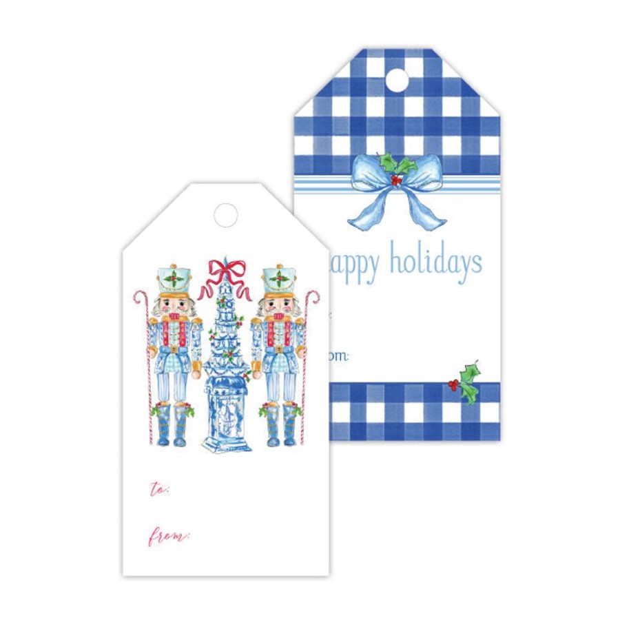 Seasonal Rosanne Beck | Chinoiserie Nutcrackers Gift Tags