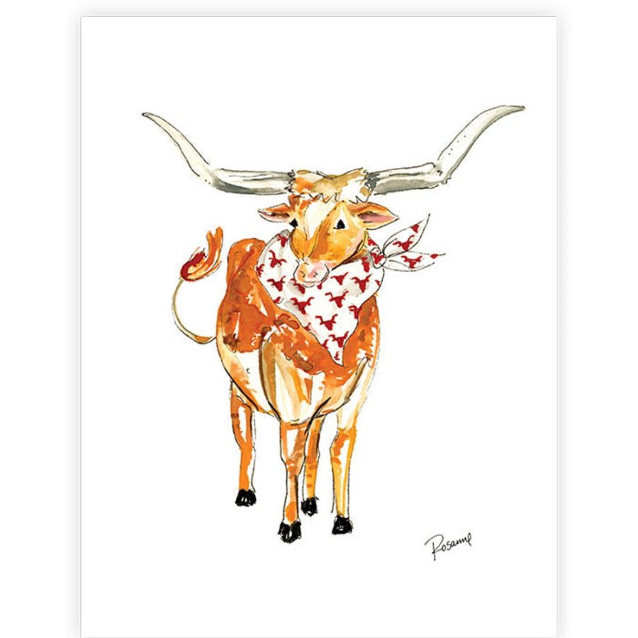 Seasonal Rosanne Beck | Longhorn Art Print