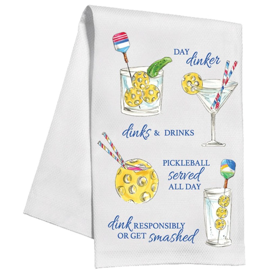 Home & Entertaining Rosanne Beck | Pickleball Cocktails Kitchen Towel