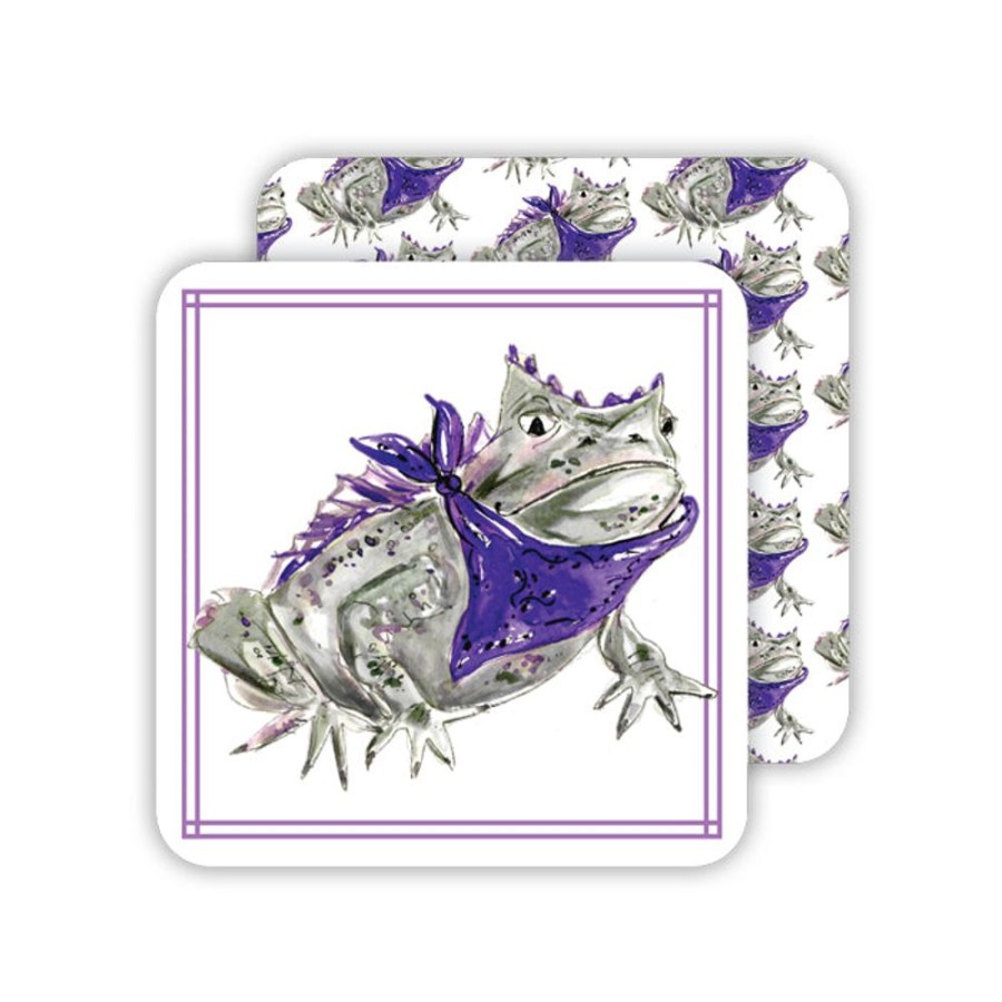 Seasonal Rosanne Beck | Horned Frog Paper Coasters