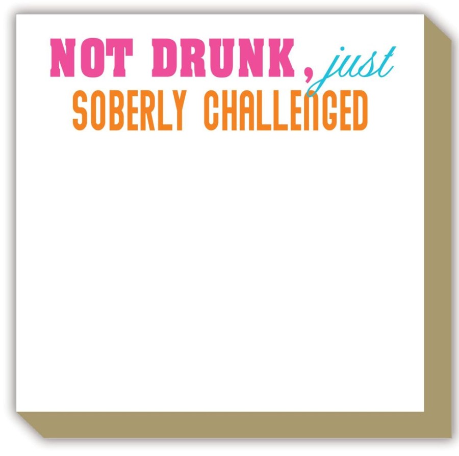 Notes & Pads Rosanne Beck | Not Drunk, Just Soberly Challenged Luxe Notepad