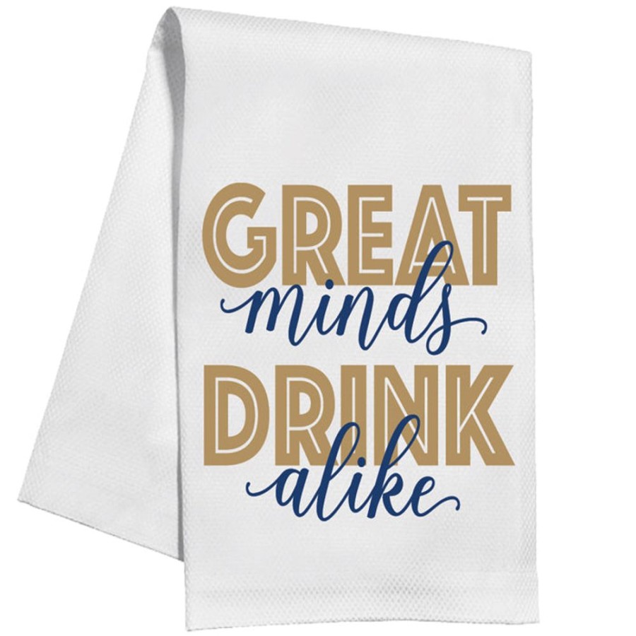 Home & Entertaining Rosanne Beck | Great Minds Drink Alike Kitchen Towel