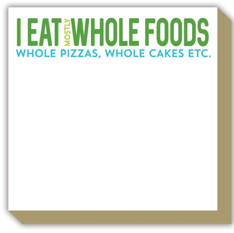 Notes & Pads Rosanne Beck | I Eat Whole Foods Luxe Notepad