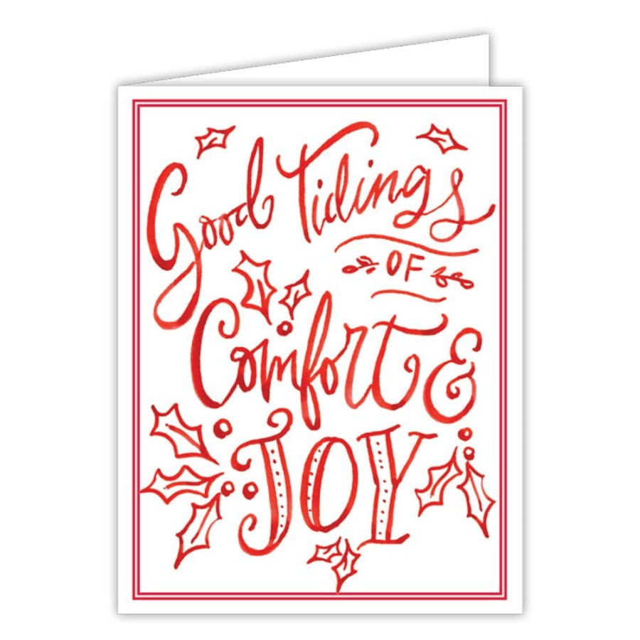 Seasonal Rosanne Beck | Good Tidings Of Comfort & Joy Greeting Card